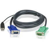 ATEN KVM Cable (HD15-SVGA, USB, USB) - 1.2m