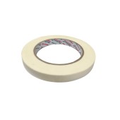 Bandă adezivă din hârtie Optima, 12mm x 50 m, 135 microni