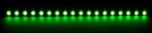 Bara rigida Nanoxia, 18 LED-uri ultra-luminoase, 20 cm (Verde)