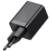 BASEUS Incarcator Retea, Baseus Super Si Pro, 1 x USB-A, 1 x USB-C, PD 3.0, QC 3.0, 30W, Negru