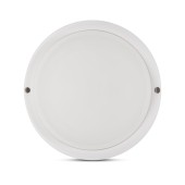 bat led rotund 12w 6400k 110lm/w, alb, novelite