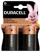 Baterie alcalina Duracell Basic R20 (D) 2 buc/blister