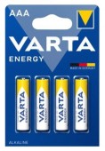 Baterie alcalina VARTA ENERGY R3 AAA 4 buc/blister