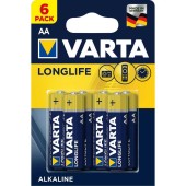 Baterie Varta Longlife AA, 6 buc