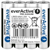 Baterii Alkaline AAA / LR03 everActive Pro 4 pcs