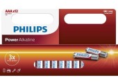 Baterii Philips Power Alkaline LR03P12W/10, AAA, 12 buc