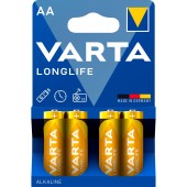 Baterii/Acumulatori 1x4 Longlife Mignon AA LR 6