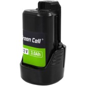 Battery For Power Tools Green Cell PTBO12V3, Bosch GBA 12V 3Ah 1600A00X79