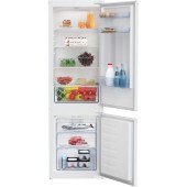 Beko Combina frigorifica incorporabila Beko BCHA275K41SN, 262 l, No Frost, Clasa E, H 177.5 cm, Alb