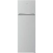 Beko Frigider cu doua usi Beko RDSA310M40SN, 306 l, Clasa E, Cooling Fan, Safety Glass, H 175 cm, Argintiu