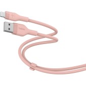 Belkin Belkin BOOST CHARGE Flex Silicone cable USB-A to Lightning - 1M - Pink