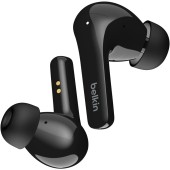 Belkin Casti True Wireless Belkin SoundForm Flow, Bluetooth, Microfon, Negru