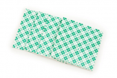 Benzi dublu adezive albe pretaiate spuma PE 25 mm x 25 mm 16 bucati/pachet