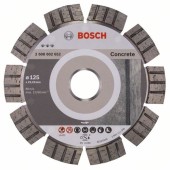 Best for Concrete - Disc diamantat de taiere segmentat, 125x22.2x2.2 mm, taiere uscata 