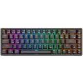 Bezprzewodowa klawiatura mechaniczna Royal Kludge RK837 RGB, Red switch (czarna)