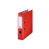 Biblioraft plastifiat PP A4 7.5 cm Esselte Economy Biblioraft Esselte Economy PP A4 75 mm rosu
