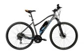 Bicicleta Electrica Devron 28162, roti 28inch, cadru aluminiu L, 16 viteze (Gri)