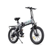 Bicicleta electrica pliabila Ulzomo Ridge 20 E-bike, 250W, 36V 15.6Ah, autonomie 60km, viteza maxima 25km/h, roti 20' (Gri)