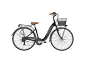 Bicicleta Oras Adriatica Relax 26, Roti 26inch, Cadru 450mm, 6 viteze (Negru)