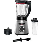 Blender Bosch VitaPower MMB6384M, 1200 W, 1.5 l, Viteza variabila, Argintiu/Negru