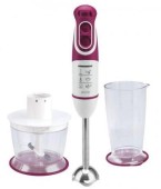 Blender de mana Heinner CHARM HB-600BG, 600W, 0.7l (Alb/Roz)