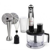 Blender Esperanza EKM004 CREMA, 800W, 2 trepte, 0.6l (Negru-Argintiu)