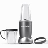 Blender Nutribullet® Original, 600W, 1 viteza, cupa 0.5l, cupa inalta 0.7l, Argintiu