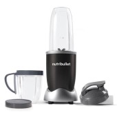 Blender Nutribullet Pro, 900 W, 1 viteza, cupa 0.7 l, cupa 0.9 l, 5 accesorii, Negru