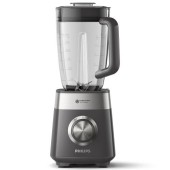 Blender Philips HR3020/20 Seria 5000, 1000 W, Lame noi ProBlend Plus, Vas cu straturi ProBlend Plus, 3 viteze plus Impuls, Lame detașabile, capacitate 2 litri (Gri inchis)