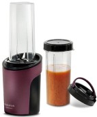 Blender Smoothie Taurus Shake Away, 450 W, Fara BFA, 2 pahare 0.6 l, Functia de zdrobit gheata (Mov/Negru)