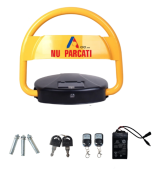 Blocator Parcare Automat cu Panou solar si Telecomanda acumulator inclus