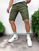 Blugi barbati scurti conici kaki 5716