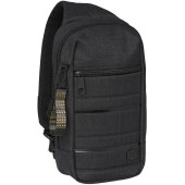 Borseta de umar Bizz Tools-Cross body, material 600D poliester, buzunar cu fermoar-negru