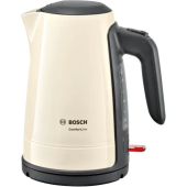 BOSCH Fierbator de apa Bosch TWK6A017, 2400W, capacitate 1,7l, filtru anticalcar inox, Crem