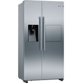 BOSCH Frigider Side by Side Bosch KAG93AIEP, 560 l, Clasa E, NoFrost, VitaFresh, SuperCooling, FreshSense, MultiAirflow, H 179 cm, Inox Antiamprenta