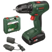 BOSCH Masina de gaurit / insurubat BOSCH EasyDrill 18V-38, 1630 rpm, mandrina 10 mm, cu 1 acumulator Li-Ion, 18 V, 2 Ah