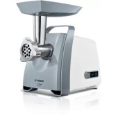 BOSCH Masina de tocat carne Bosch Pro Power MFW45020, 1600W, 2.7 kg/min, alb/gri