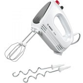 BOSCH Mixer de mana Bosch MFQ22100, 375W, 4 viteze + Turbo, Alb/Gri