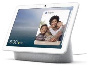 Boxa inteligenta Google Nest Hub Max, ecran 10inch, Bluetooth, WiFi, Control vocal, Asistenta vocala, Camera 6.5MP, Chromecast (Alb)