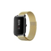 Bratara de schimb din metal cu zale mici pentru smartwatch Xiaomi AmazFit Bip