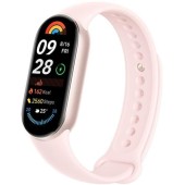 Bratara Fitness Xiaomi Smart Band 9, ecran AMOLED 1.62inch, Bluetooth 5.4, Rezistenta la apa 5 ATM, bratara TPU (Roz)