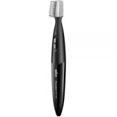 BRAUN Trimmer facial Braun PT1000, Baterii, Negru