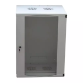 Cabinet 19inch LOGILINK 9U, fixare pe perete, Flatpack, usa sticla cu blocare, otel 1.2mm, sarcina maxima 30K