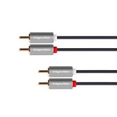 Cablu 2 x RCA - 2 x RCA 10 m Kruger&Matz Basic