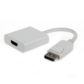 Cablu adaptor HDMI, Gembird, DisplayPort, Alb, A-DPM-HDMIF-002-W