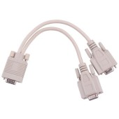 cablu adaptor vga 15pini tata-2x 15pini mama