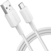 Cablu Anker USB-C la USB-C, 1.8m, alb