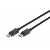 Cablu Assmann AK-340106-020-S, 2 x Displayport tata, 2m, Negru