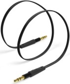 Cablu Audio Tylt AUX, Jack 3.5mm - Jack 3.5mm, 1m (Negru)