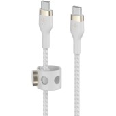 Cablu Date Flex USB-C/USB-C till 60W 3m, white CAB011bt3MWH